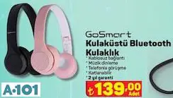 GOSMART KULAK ÜSTÜ BLUETOOTH KULAKLIK GOSMART KULAK ÜSTÜ BLUETOOTH KULAKLIK